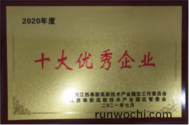 十大優秀企(qi)業